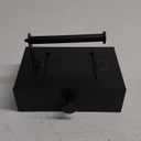 Amazon.com: VOLDRA Toilet Paper Holder with Shelf Black Wipes Dispenser for Bathroom Toilet Paper Holder with Storage Upgrade Drawer Design Toilet Tissue Holder Adhesive Small Bathroom Shelf Wall Mount : Tools & Home Improvement