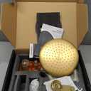 Shower System, Wall Mounted Shower Faucet Set for Bathroom with 10 Inch Rain Shower Head and Handheld Shower Head Set, Brushed Gold