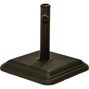 US Weight 26 Pound Umbrella Base - Cast Stone Outdoor Umbrella Stand - for Use with Umbrella Poles 1.3" to 1.8" - Designed to be Used with Patio Table - Bronze
