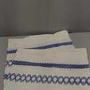 MIULEE Set of 2 Coastal Blue Boho Decorative Pillow Covers 18x18 Inch Farmhouse Rustic Couch Throw Pillows Modern Summer Cotton Cushion Covers Retro Cute Macrame Woven Home Decor for Bed Sofa Chair