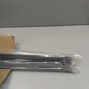 Garden Stakes 48 inch 20 Pack 0.27" Dia Solid Glassfiber Plant Support Rod Tomato Trellis Stakes (Black)