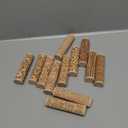 12 Pcs Clay Modeling Pattern Rollers Kit - Wooden Polymer Clay Texture Roller for Pottery, Ceramics & DIY Handcrafts