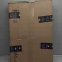 XXL Dog Truck Seat Cover for Back Seat, Hard Bottom Backseat Extender for Car, Holds 400 lbs, Pet Seat Covers for Large Dogs, 100% Waterproof, Dog Car Bed Protector Hammock for Crew Cab Truck SUV F150 (Black)