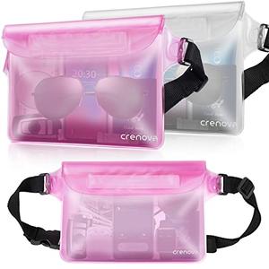 Waterproof Fanny Packs for Women, Sandproof Dry Bag for Beach, Water proof Pouch for Phone Passport Purse, Floating Waterproof Bags for Cruise Travel Water Park Boating Fishing Diving Surfing Kayaking