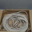 Iron Forge Cable Weatherproof 150 Ft Outdoor Extension Cord - 16/3 SJTW Heavy Duty Light Brown Extension Cord 3 Prong - 10 Amp Exterior Power Cable (Beige)