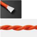 10 mm x 10 Meters Outdoor Rope for Marine, Hunting, Boating, Fishing, Rafting, Camping, Hiking, Anchor, Mooring, Floating, Dock Lines, Kayak, Canoe, Rescuing, Knotting Practice Red with Hook