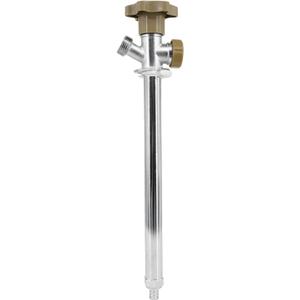 Himaweek 10-inch Anti-Siphon Frost Free Sillcock, Quater Turn 3/4-Inch Hose Bibb x 1/2-Inch PEX End,No Lead Brass Valve Frost Proof Outdoor Faucet Spigot