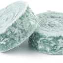 MAYREEL 1 Inch Slate Blue Crushed Velvet Ribbon Frayed Edge Hand Torn Fringe for Bridal Bouquets Invitations Vow Books Gift Baskets Hair Bows 6 Yards