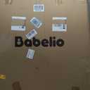 Babelio Removable & No Bottom Bar Baby Gate, 29-43" Hardware Mounted (Drill Needed)| Wide Walk-Thru| Auto-Close Safety Dog/Pet Gate for Stairs & Doorways (White, 29-43" W, 30" H)