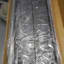 SONGMICS Shoe Rack, 8-Tier Shoe Organizer, Metal Rack for Garage, Set of 2, 4-Tier Stackable Shelf, with Adjustable Flat or Angled Shelves, 32-40 Pairs, Ink Black ULMR08B