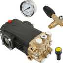 TS2021 3500 PSI Pressure Washer Pump Triplex 5.6GPM Horizontal 24mm Shaft Washer Pump
