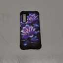 Miqala for Galaxy S21 5G Case,Glow in The Dark Three Layer Heavy Duty Shockproof Full Body Protection Hard Plastic Bumper+Soft Silicone Case for Samsung Galaxy S21 6.2 inch, Purple/Black