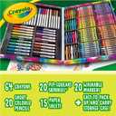 Crayola Inspiration Art Case Coloring Set - Tie-Dye (140ct), Essential Easter Basket Stuffers, Art Supplies Set For Kids, Travel Drawing Kit, Gift for Girls & Boys, Ages 5+ [Amazon Exclusive]