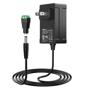 EMITEVER 24V Power Supply, 30W LED Power Adapter UL-Listed, 100-240V AC to 24V DC 1.25A Converter Lighting Transformers for LED Strip Lights