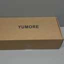 YUMORE Towel Rack Matte Black, Wall Mounted Towel Rack with Shelf for Bathroom (Brushed Nickel)