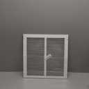 14"W x 14"H [Duct Opening Size] Steel Return Air Grille, Air Return Vent Cover for Ceiling and Sidewall - HVAC Air Vent Covers - [Outer Dimensions: 15.75"W x 15.75"H]