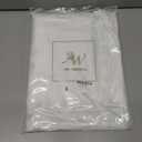 AW BRIDAL Women's Satin Kimono Robe - Bridesmaid Lace Lingerie Sleepwear for Wedding Party, White L (White, L)