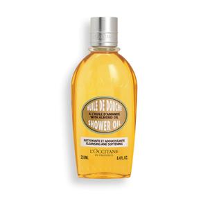 L'OCCITANE Cleansing & Softening Almond Shower Oil, Body Wash & Shaving Base Purifies & Smooths Without Drying Skin, Milky Lather, Nourishing Skincare (8.4 Fl Oz (Pack of 1))