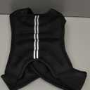 Weighted Vest for Women & Men with Reflective Stripe and Adjustable Buckle, Comfortable & Durable Rucking Vest for Walking, Running & Strength Training (10 lb, Black)