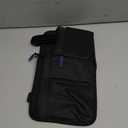 Wheelchair Side Bag with Cup Holder, Wheelchair Armrest Pouch Accessories for Walker, Rollator, Electric Scooter Wheelchairs, Ideal Gift for Mother's Day & Father's Day (Black)