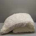 HIGOGOGO Body Pillow for Adults Extra Long Full Body Pillow with Removable Cover and Memory Foam Filling, for Side Sleepers and Pregnancy, Soft Support Pillow, Machine Washable (20x54 Inch) (Faux Fur-Beige)