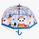 Clear Bubble Umbrella, Transparent Dome Canopy, See Through for Safety, Windproof, Auto Open, Easy-Grip Handle, Lightweight Umbrella for Rain/Sun