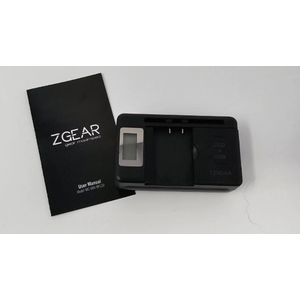 ZGEAR - Universal Camera Battery Charger W/LCD Charge Display