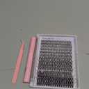 Pawotence Lash Extension Kit DIY 280pcs Lash Clusters Eyelash Extension Kit, 9-16mm 30D 40D Individual Lashes Kit with Lash Bond and Seal, Lash Tweezers for Self Use (30D&40D, 0.07D, 9-16mm, Kit)