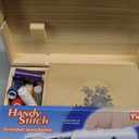 Handheld Sewing Machine, with Elegant Wooden Sewing Box and 153-Piece Sewing Kit, Mini Portable Cordless Hand held Sewing Device, Perfect for Adults, Beginners, and Quick Home Repairs (Black)