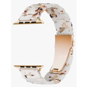 Resin LightWeight Band with Steel Clasp for Apple Watch Series 11/10/9/8/7,Ultra 3/2/1,SE 3/2/1 [2025]