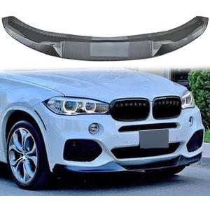 Front Bumper Lip Fit for BMW X5 F15 2014-2018 M-Sport,3 PCS Front Bumper Lip Body Kit Compatible with BMW X5 F15 2014-2018 M-Sport Front Splitter,Carbon