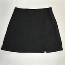 Cider Women's Black Asymmetrical Wrap Mini Skort Size M Casual