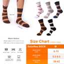 Striped Socks Tube Socks Retro Style Colorful Crew Funny Sock (Medium, Multicolor 14)
