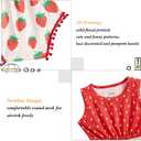 UNICOMIDEA 0-24 Months Baby Floral Romper Infant Playsuits Headband Jumpsuit Toddlers Outfits (12-18 Months, A18-red White)