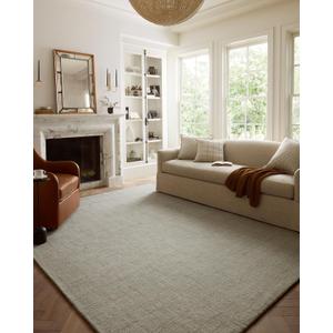 Loloi Chris Loves Julia Polly Collection POL-09 Fog/Wheat 2'-3" x 3'-9" Accent Rug