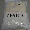 ZESICA Womens Summer 2 Piece Short Sets 2026 Suit Vest Tops Matching Set Business Casual Dressy Outfits (M)