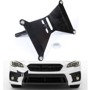 ECOTRIC Front Tow Hook License Plate Bracket Compatible with 2013+ Subaru BRZ & Scion FRS, No Drill License Plate Mount Holder Adapter Kit, License Tag Mounting Kit