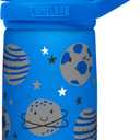CamelBak Eddy+ Kids Bite Valve Straw Insulated Stainless Steel Water Bottle Space Smiles, 12oz