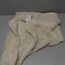 Bedsure Dog Blankets for Small Dogs Washable - Fluffy Fuzzy Cat Puppy Blanket with Premium 300GSM Coral Fleece Soft for Pet Kitten Doggy, White, 25x35IN