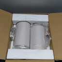 Farmhouse Table Lamps for Bedroom Set of 2, 28" Rustic Bedside Lamp with USB Ports, 3-Way Dimmable Nightstand Table Lamp for Living Room with Linen Drum Shade (Bulbs Included)