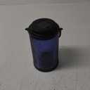 Round Blue Solar Lantern Blue