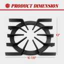 Upgraded PA060037 PA060024 Spider Grate Replacement Parts for Viking Range Parts Burner Grate, Cast Iron Cooking Grate for Viking Stove Top Parts Range Grate VDSC305 VGIC305 VGIC365 (4 pack)