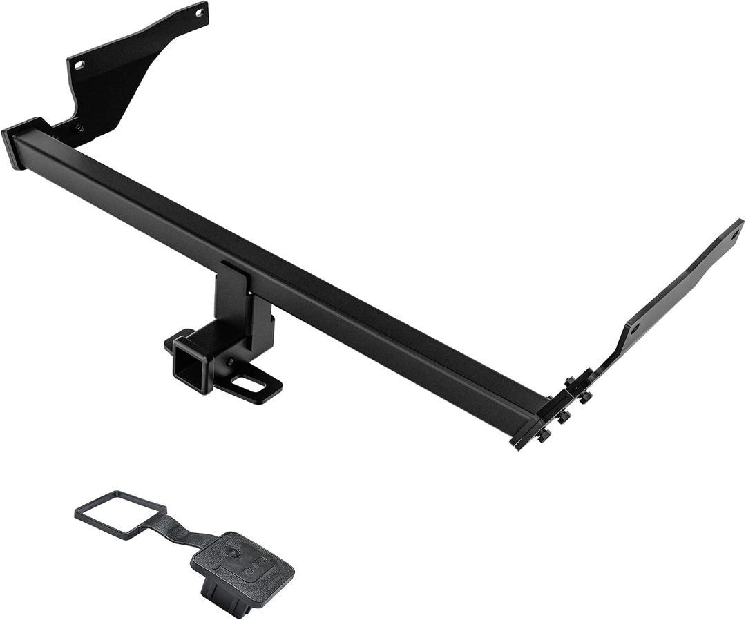 Class 3 Trailer Hitch, Tow Hitch 2-Inch Receiver, Compatible with 2013-2025 Mazda CX-5, Multi-Fit Hitch to Receive Ball Mount, Cargo Carrier, Bike Rack, Tow Hook Black Matte Powder. 76138