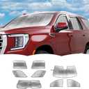 RT-TCZ Windshield Sunshade Sun Shade Heat Shield Window Sun Visor Mat for GMC Yukon 2024 2025,for Chevy Tahoe 2024 2025,8PCS