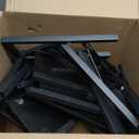 Console Table Narrow Long, Behind Couch Table with Oulets & USB Ports, Industrial Long Skinny Stand for Entryway,Hallway, Living Room, Bedroom Black, 7.9" D x 70" W x 30.3" H