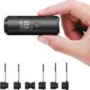 FLEXTAILGEAR Zero Pump Air Pump for Inflatables, 1.2 oz Ultra-Mini Electric air Pump Portable Air Mattress Pump, Rechargeable Air Pump for Pool Floats Air Bed Air Mattress