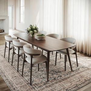 nuLOOM Luned Tan Bordered Washable Area Rug, 9' x 12' | Nuloom Luned Bordered 9' x 12' Machine Washable Area Rug for Living Room Bedroom Dining Room, Tan