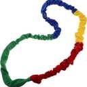 LIOOBO Kindergarten Sports Rainbow Tension Circle Elastic Stretchy Band Cooperative Stretchy Band for Outdoor Games