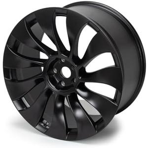 21" 21x10.5 Inch New Aluminum Alloy Replacement Wheel Rim Compatible with Model Y 2020–2023, Only Fit Rear Wheel, OEM Design Replacement Rim,Black 1 Set