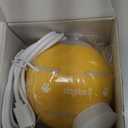 Dog Balls,The 3rd Generation Interactive Toys for Puppy/Small/Medium/Large Dogs,Improved Dog Rolling Effect Tennis Ball with Strap, Tough Motion Activated Automatic Moving Dog Toys (Yellow)